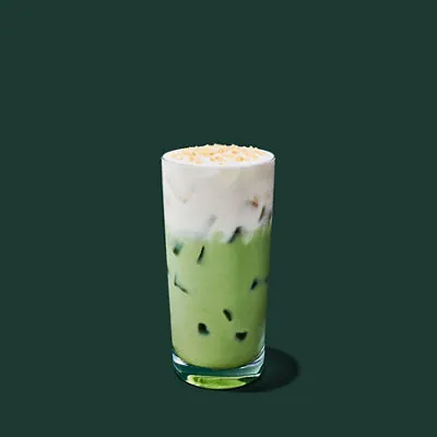 Iced Banana Bread Matcha — Starbucks Cold Drinks