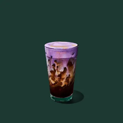 Iced Ube Coconut Cream Shaken Espresso — Starbucks Cold Drinks