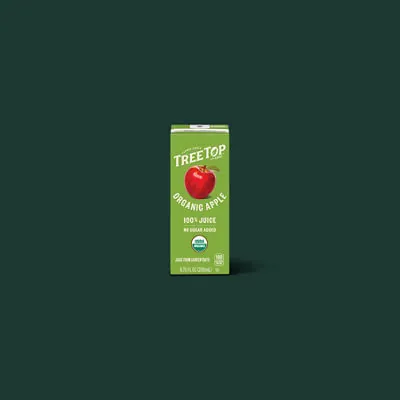 Tree Top® Organic Apple Juice – 6.75 fl oz — Starbucks Cold Drinks